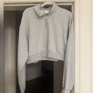 TNA Airy Fleece Cropped Pullover